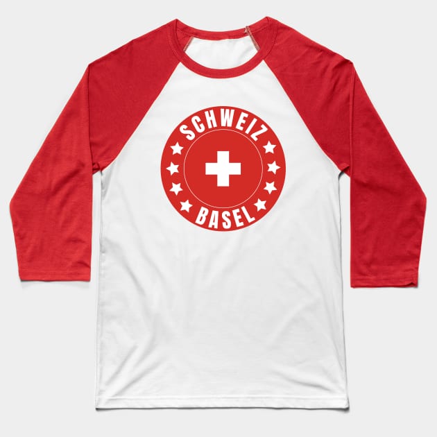 Basel Baseball T-Shirt by footballomatic